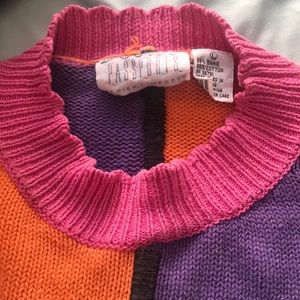 Vintage ColorBlock Sweater